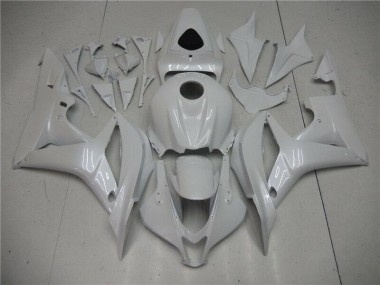 ABS Carenado Motocicleta CBR 600 RR 2007-2008 - Blanco Perla