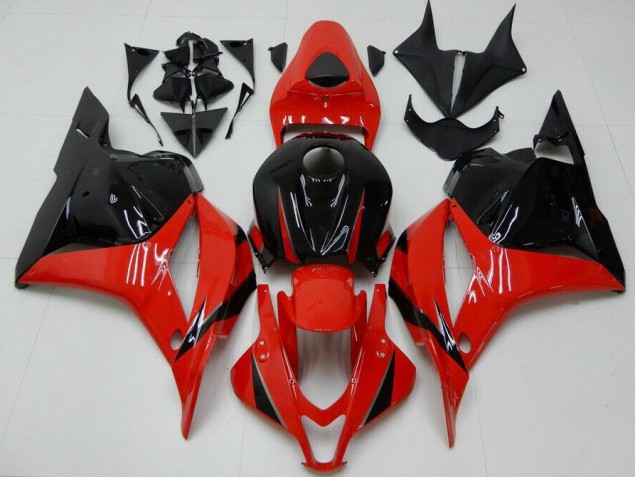 ABS Carenado Motocicleta CBR 600 RR 2009-2012 - Rojo Negro