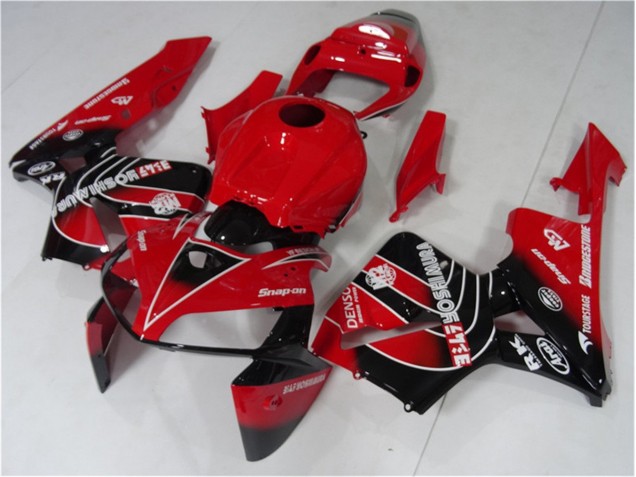ABS Kits Carenado Moto CBR 600 RR 2005-2006 - Rojo Negro