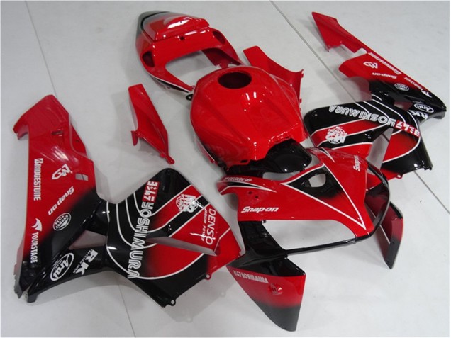 ABS Kits Carenado Moto CBR 600 RR 2005-2006 - Rojo Negro