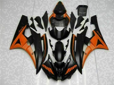 ABS Kits Carenado Moto R6 2006-2007 - Naranja Negro