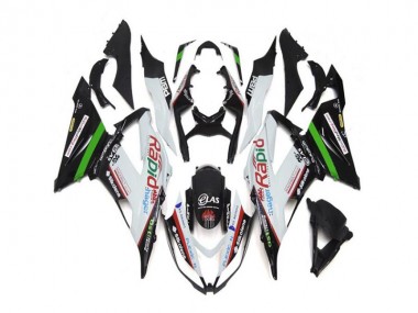 ABS Kits Carenado Moto ZX6R 2013-2018 - Blanco Negro