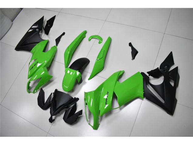 ABS Moto Plástica EX650 2009-2011 - Verde Negro ABS Moto Plástica EX650 2009-2011 - Verde Negro
