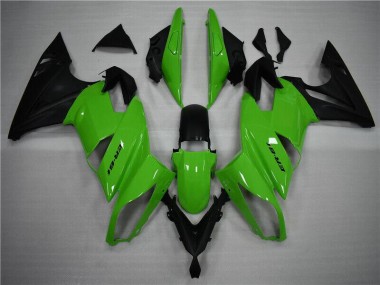 ABS Moto Plástica EX650 2009-2011 - Verde Negro