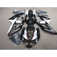 ABS Moto Plástica GSXR 600 K8 2008-2010 - Negro Blanco