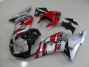 ABS Moto Plástica GSXR 750 K1 K2 K3 2001-2003 - Negro Rojo
