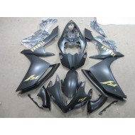 ABS Moto Plástica R1 2007-2008 - Negro Oro Calcomanías
