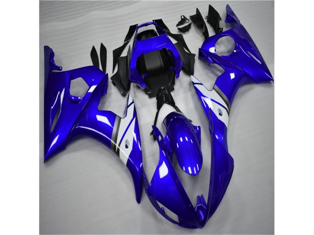 ABS Moto Plástica R6 2003-2005 - Azul Blanco ABS Moto Plástica R6 2003-2005 - Azul Blanco