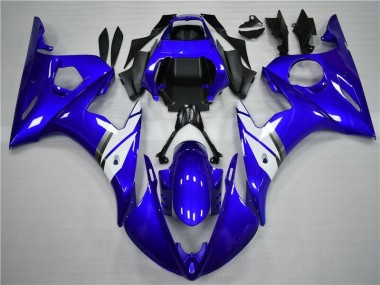 ABS Moto Plástica R6 2003-2005 - Azul Blanco