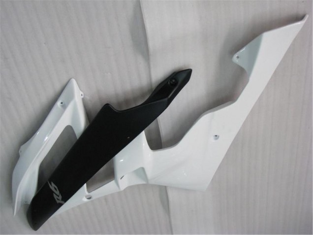 ABS Moto Plástica R6 2006-2007 - Blanco Negro ABS Moto Plástica R6 2006-2007 - Blanco Negro