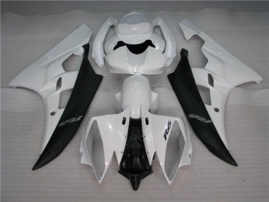 ABS Moto Plástica R6 2006-2007 - Blanco Negro