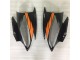 ABS Moto Plástica R6 2006-2007 - Naranja Negro ABS Moto Plástica R6 2006-2007 - Naranja Negro
