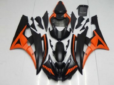 ABS Moto Plástica R6 2006-2007 - Naranja Negro