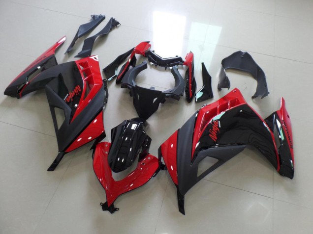 ABS Moto Plástica ZX 300R 2013-2016 - Rojo Negro ABS Moto Plástica ZX 300R 2013-2016 - Rojo Negro