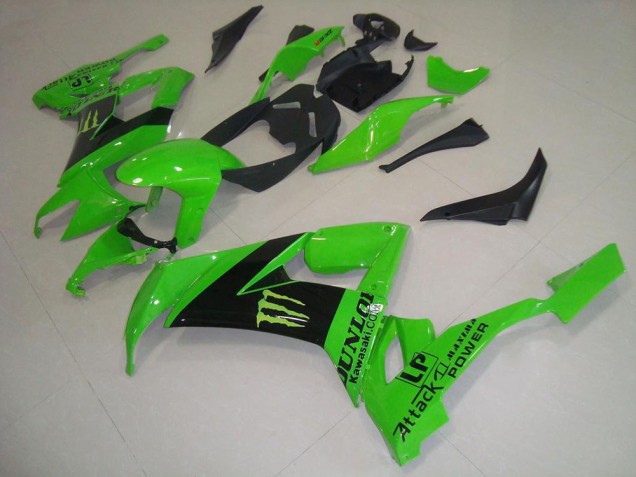 ABS Moto Plástica ZX10R 2008-2010 - Verde Monster ABS Moto Plástica ZX10R 2008-2010 - Verde Monster