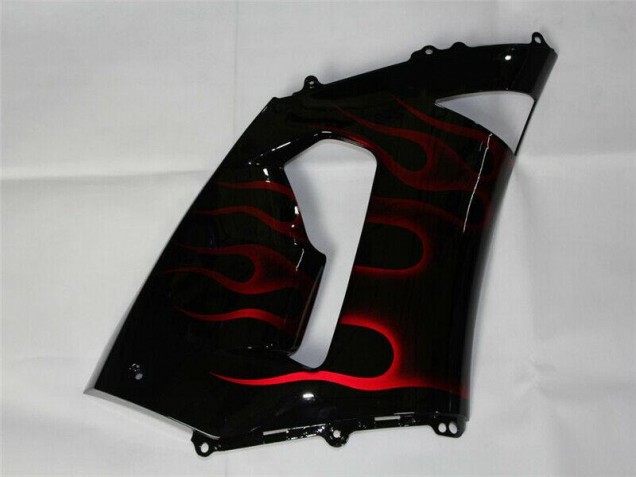 ABS Moto Plástica ZX6R 2005-2006 - Rojo Negro ABS Moto Plástica ZX6R 2005-2006 - Rojo Negro