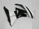 ABS Moto Plástica ZX6R 2009-2012 - Blanco Negro ABS Moto Plástica ZX6R 2009-2012 - Blanco Negro