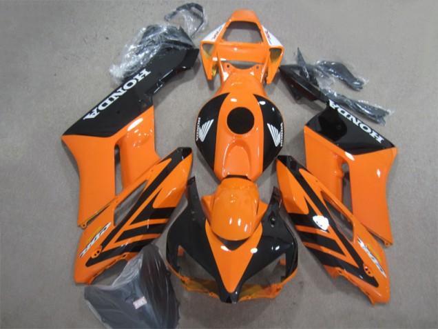 ABS Moto Plástico CBR 1000 RR 2004-2005 - Negro Naranja ABS Moto Plástico CBR 1000 RR 2004-2005 - Negro Naranja