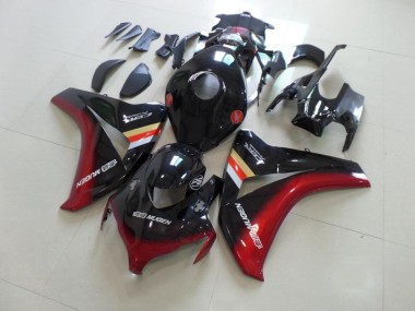 ABS Moto Plástico CBR 1000 RR 2008-2011 - Negro Rojo Mugen