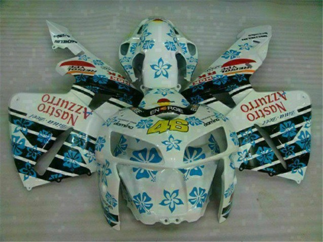 ABS Moto Plástico CBR 600 RR 2005-2006 - Blanco Azul Nastro Azzurro 46