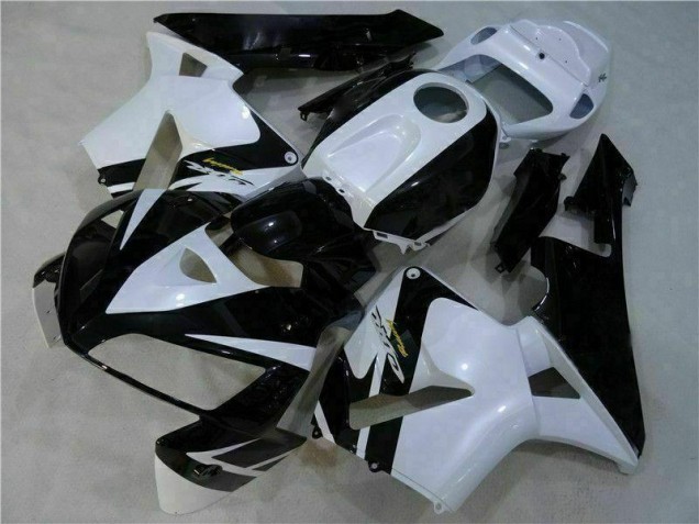 ABS Moto Plástico CBR 600 RR 2005-2006 - Blanco Negro