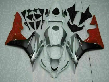 ABS Moto Plástico CBR 600 RR 2007-2008 - Blanco Negro Rojo