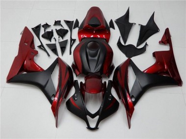ABS Moto Plástico CBR 600 RR 2007-2008 - Rojo Negro
