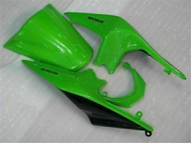 ABS Moto Plástico EX250 2008-2012 - Verde Negro Ninja ABS Moto Plástico EX250 2008-2012 - Verde Negro Ninja