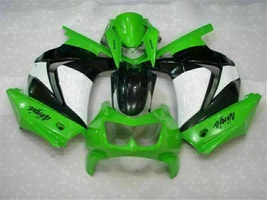 ABS Moto Plástico EX250 2008-2012 - Verde Negro Ninja