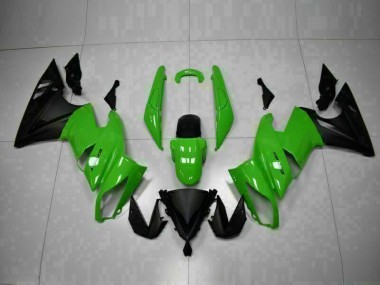 ABS Moto Plástico EX650 2009-2011 - Verde Negro