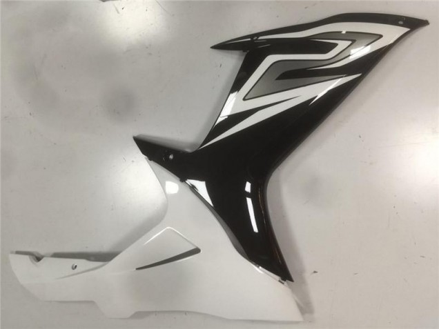 ABS Moto Plástico GSXR 600 / 750 K11 2011-2021 - Negro Blanco ABS Moto Plástico GSXR 600 / 750 K11 2011-2021 - Negro Blanco