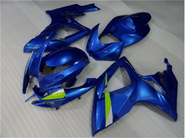ABS Moto Plástico GSXR 600 / 750 K6 2006-2007 - Azul