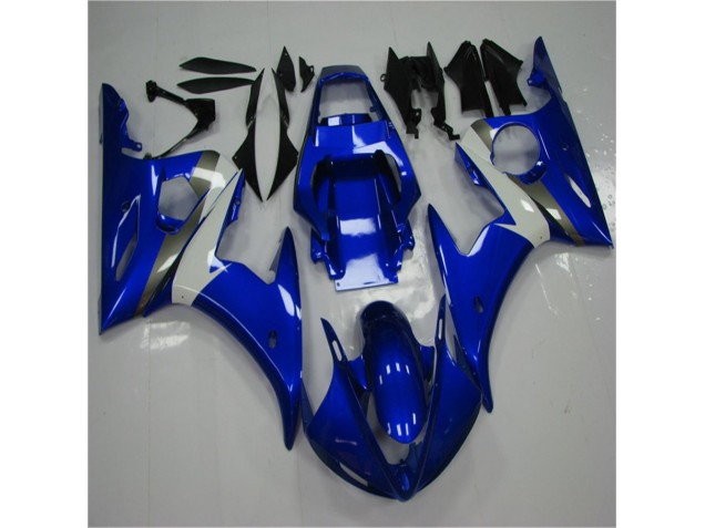 ABS Moto Plástico R6 2003-2005 - Azul Blanco