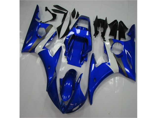 ABS Moto Plástico R6 2003-2005 - Azul Blanco