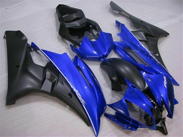 ABS Moto Plástico R6 2006-2007 - Azul Negro ABS Moto Plástico R6 2006-2007 - Azul Negro