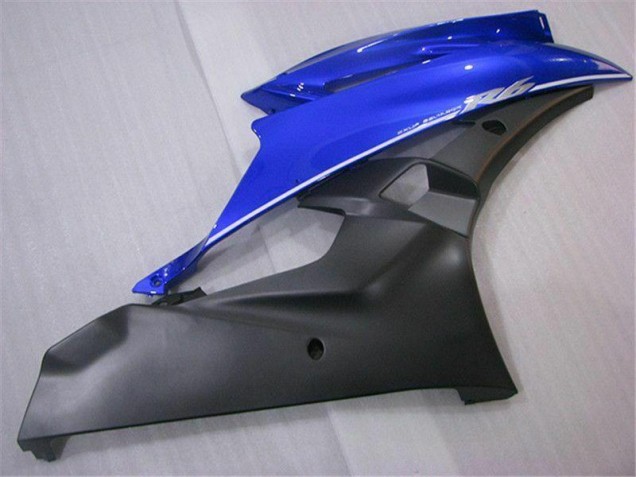 ABS Moto Plástico R6 2006-2007 - Azul Negro ABS Moto Plástico R6 2006-2007 - Azul Negro