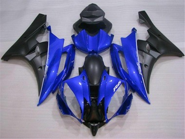ABS Moto Plástico R6 2006-2007 - Azul Negro