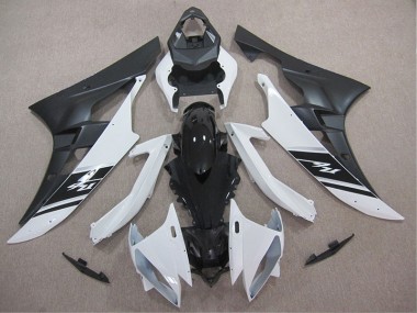 ABS Moto Plástico R6 2006-2007 - Blanco Negro