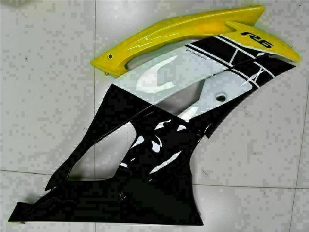 ABS Moto Plástico R6 2008-2016 - Amarillo Negro