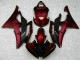 ABS Moto Plástico R6 2008-2016 - Rojo Negro