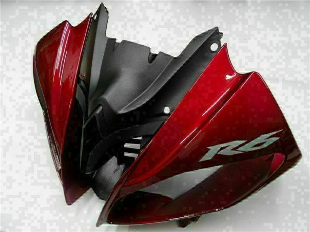 ABS Moto Plástico R6 2008-2016 - Rojo Negro