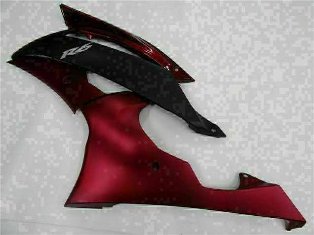 ABS Moto Plástico R6 2008-2016 - Rojo Negro