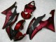 ABS Moto Plástico R6 2008-2016 - Rojo Negro