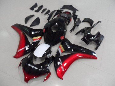 ABS Moto Plásticos CBR 1000 RR 2008-2011 - Negro Rojo Mugen