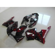 ABS Moto Plásticos CBR 900 RR 919 1998-1999 - Negro Rojo