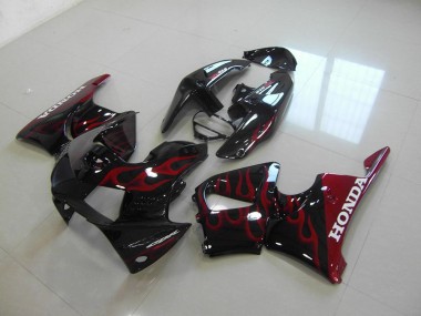 ABS Moto Plásticos CBR 900 RR 919 1998-1999 - Negro Rojo