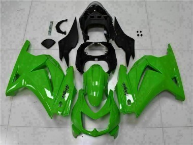 ABS Moto Plásticos EX250 2008-2012 - Verde Negro Ninja