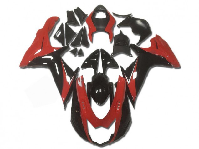 ABS Moto Plásticos GSXR 600 / 750 K11 2011-2021 - Rojo Negro ABS Moto Plásticos GSXR 600 / 750 K11 2011-2021 - Rojo Negro