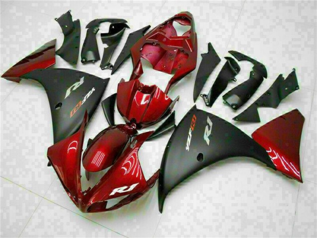 ABS Moto Plásticos R1 2009-2011 - Rojo Negro ABS Moto Plásticos R1 2009-2011 - Rojo Negro