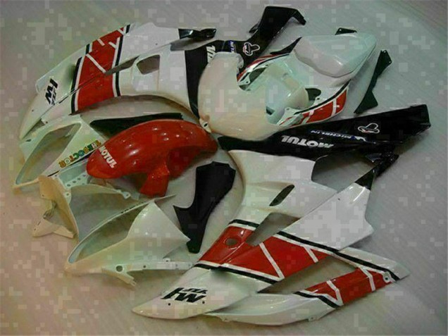 ABS Moto Plásticos R6 2006-2007 - Rojo Blanco ABS Moto Plásticos R6 2006-2007 - Rojo Blanco